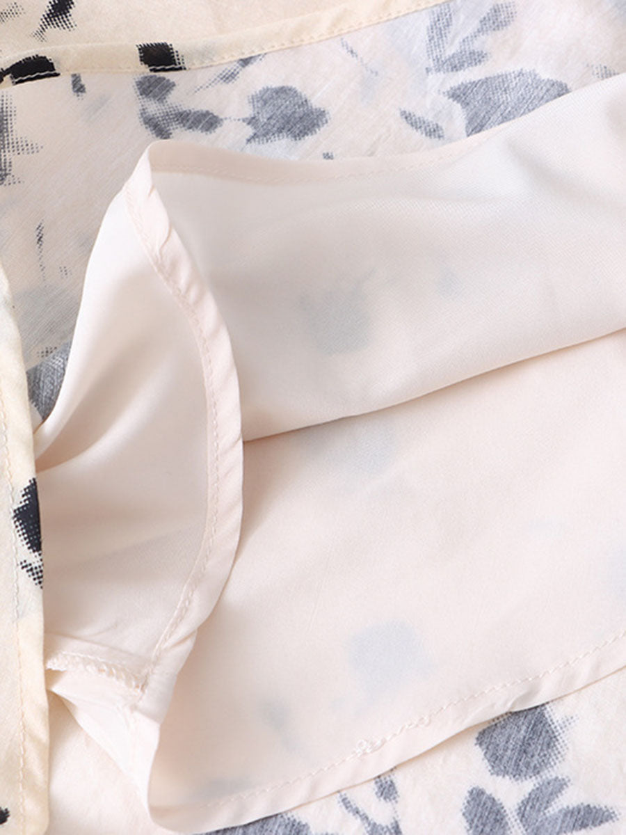 Derpai Midikleid mit Blumenprint – für Urlaub
