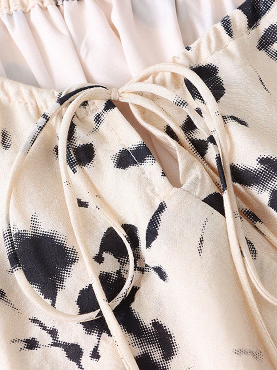 Derpai Midikleid mit Blumenprint – für Urlaub