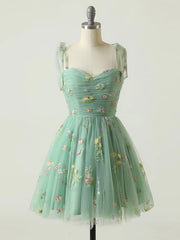 Derpai Besticktes Mini-Abendkleid mit Schnürung – für Ball & Cocktail