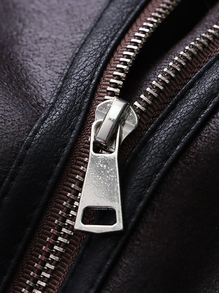 Derpai Fliegerjacke mit Taschen Damen modisch Winter