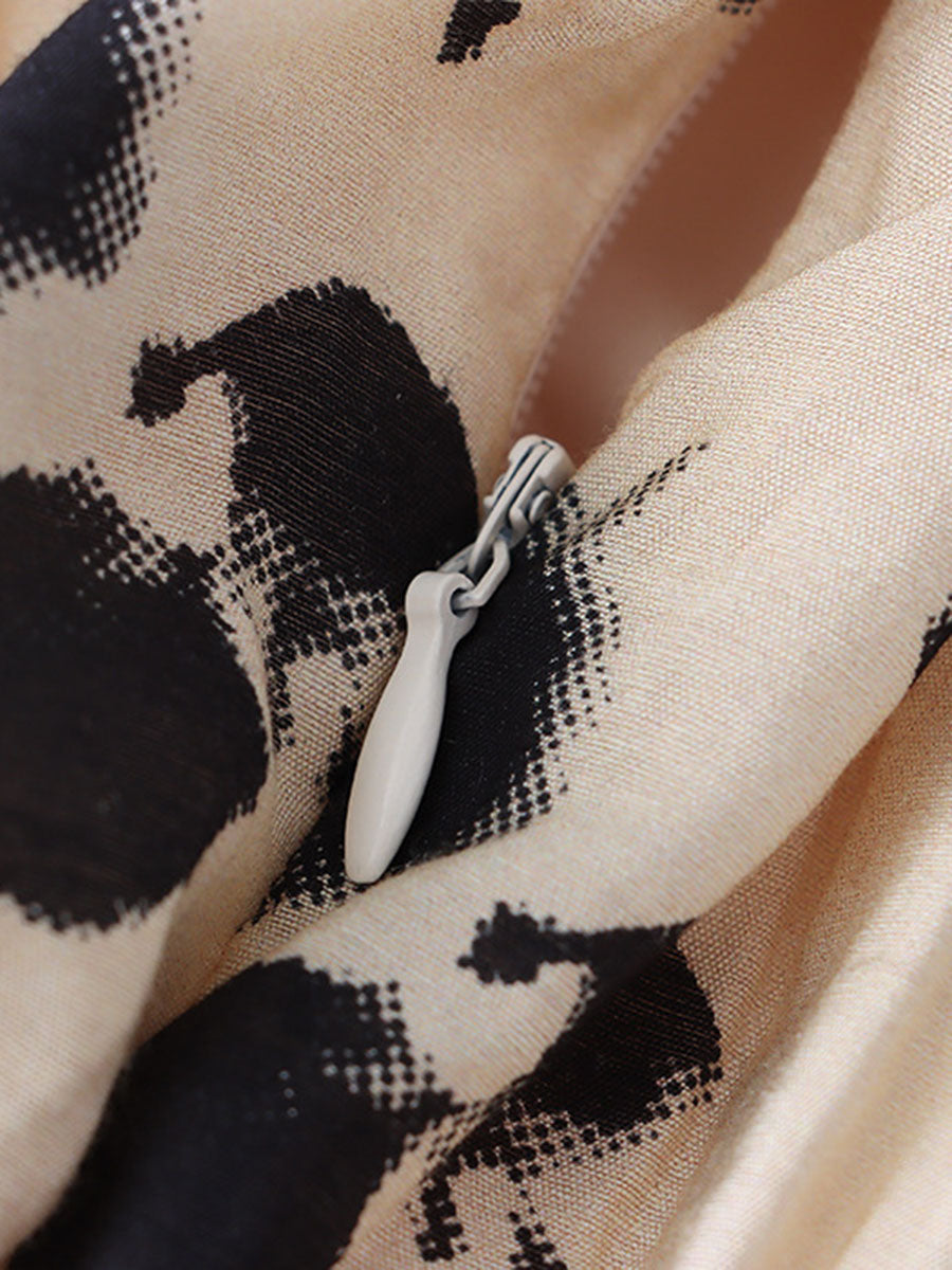 Derpai Midikleid mit Blumenprint – für Urlaub
