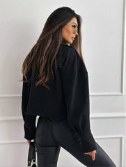 Cocolii veste unicolore boutons manches bishop femme ¨¦l¨¦gant d¨¦contract¨¦ mode casual manteau