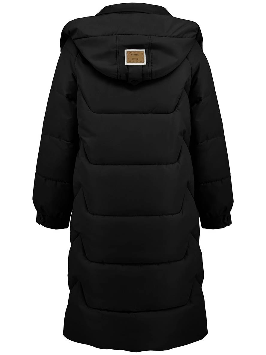 Cocolii longue manteau doudoune unicolore col montant fermeture ¨¦clair boutonnage poches femme ¨¦l¨¦gant d¨¦contract¨¦ veste