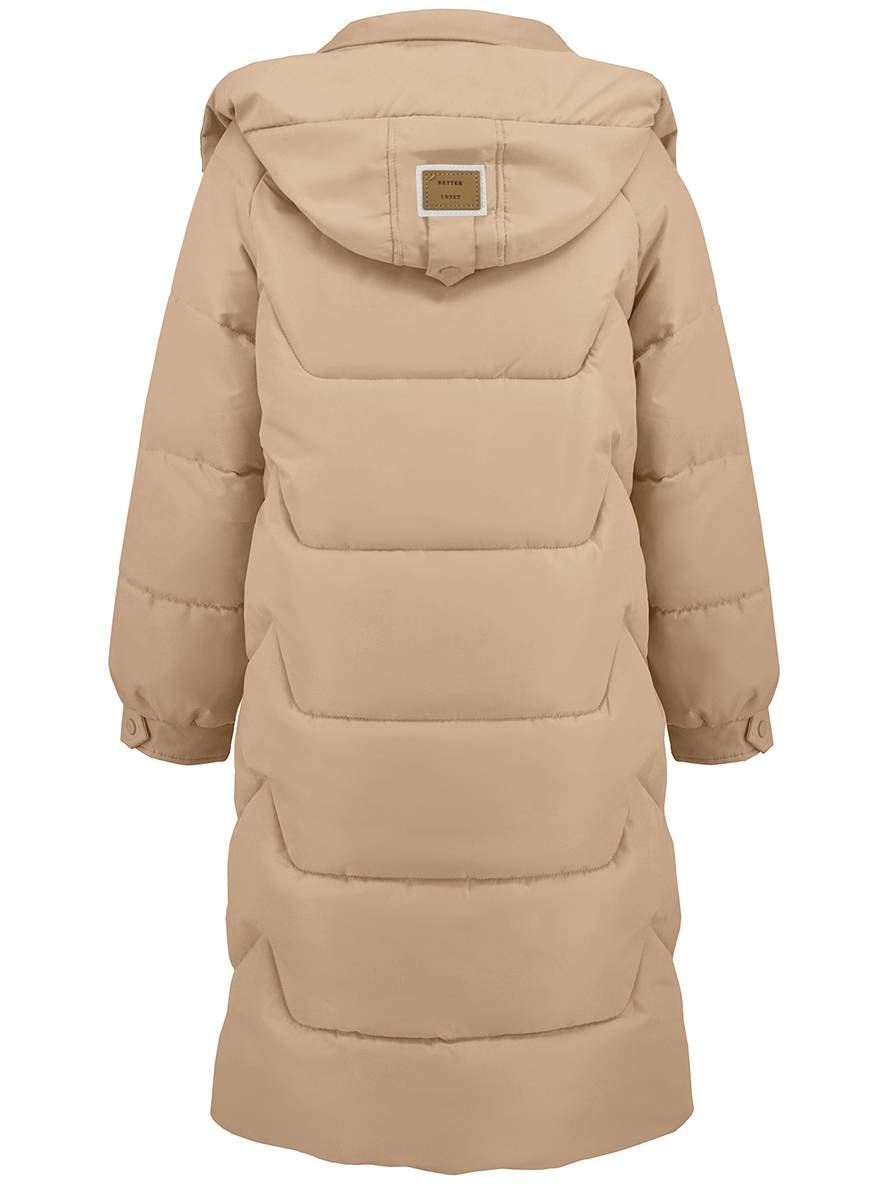 Cocolii longue manteau doudoune unicolore col montant fermeture ¨¦clair boutonnage poches femme ¨¦l¨¦gant d¨¦contract¨¦ veste