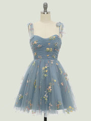 Derpai Besticktes Mini-Abendkleid mit Schnürung – für Ball & Cocktail