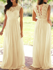 Derpai Elegantes Abendkleid aus Spitze & Chiffon – für Hochzeit