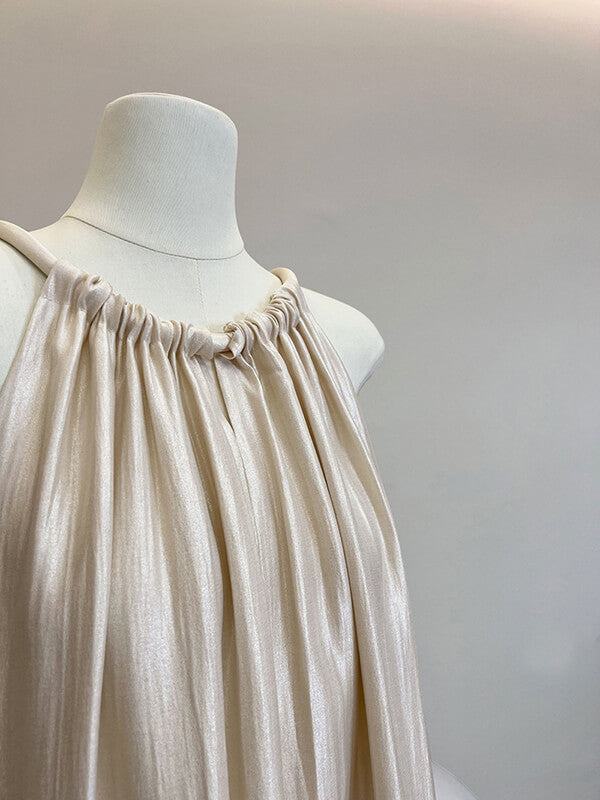 Derpai Langes Urlaubskleid mit Neckholder – modischer Look