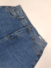Derpai Langer Jeansrock mit hoher Taille Taschen und Knöpfen – Modischer Damenrock