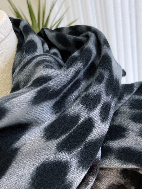 Derpai Modischer Leoparden-Schal – Damenaccessoire